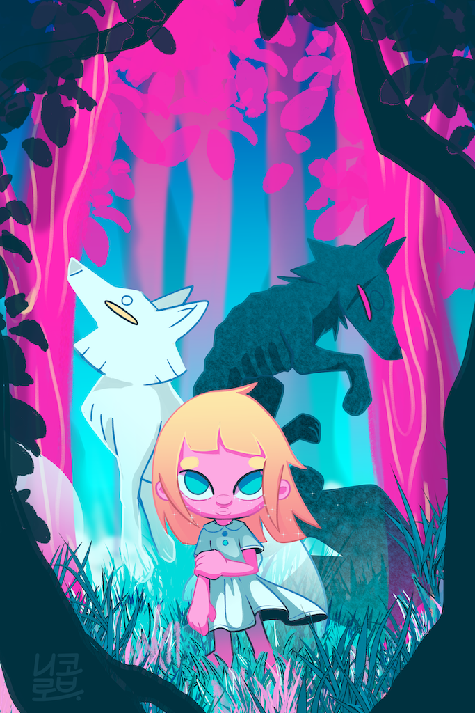 The Light and Shadow of the Forest